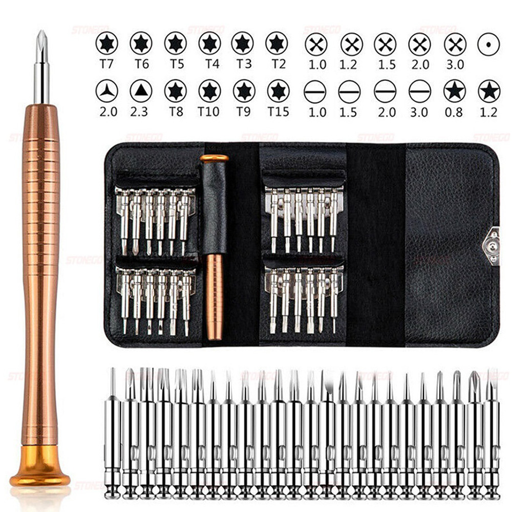 Electronic Repair Tutorial - 25 in 1 정밀 드라이버 세트