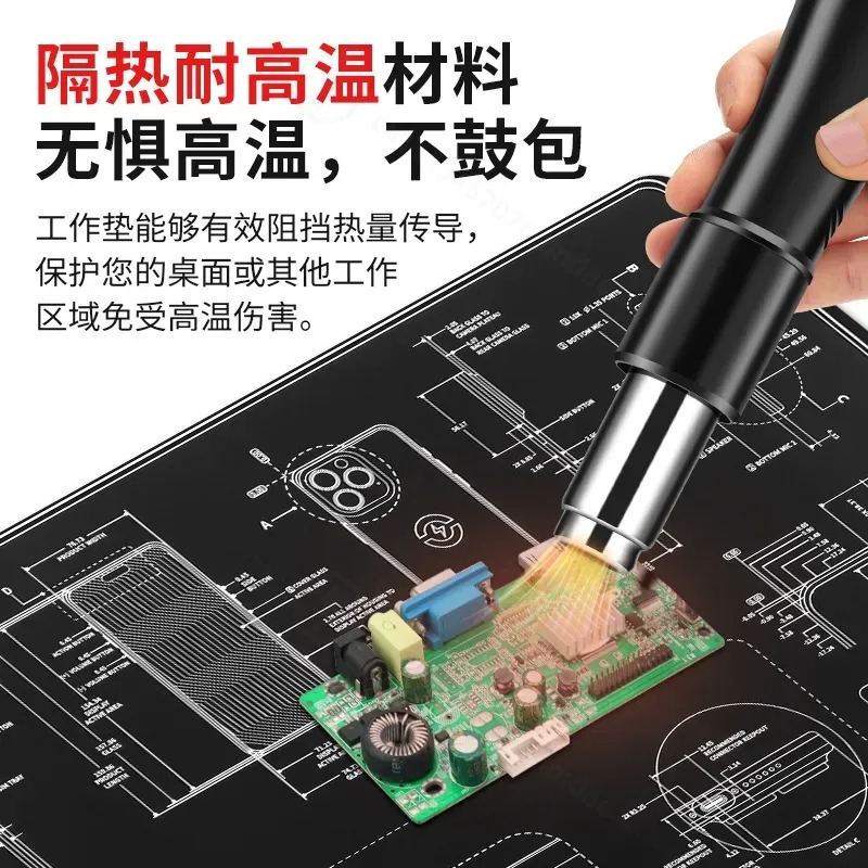 내열 실리콘 수리 매트 고온 작업대 패드 (납땜, 열풍 - Heat Mat Silicone 리뷰 및 가격