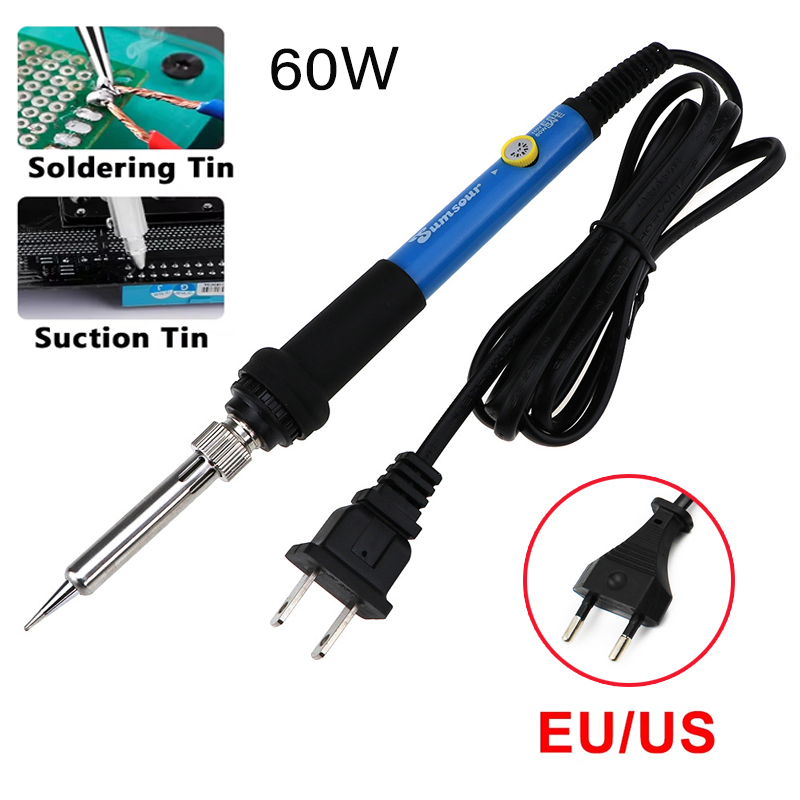 220V/110V 60W 전기 납땜 인두 세트, 온도  - Electronics Repair Degree 리뷰 및 가격