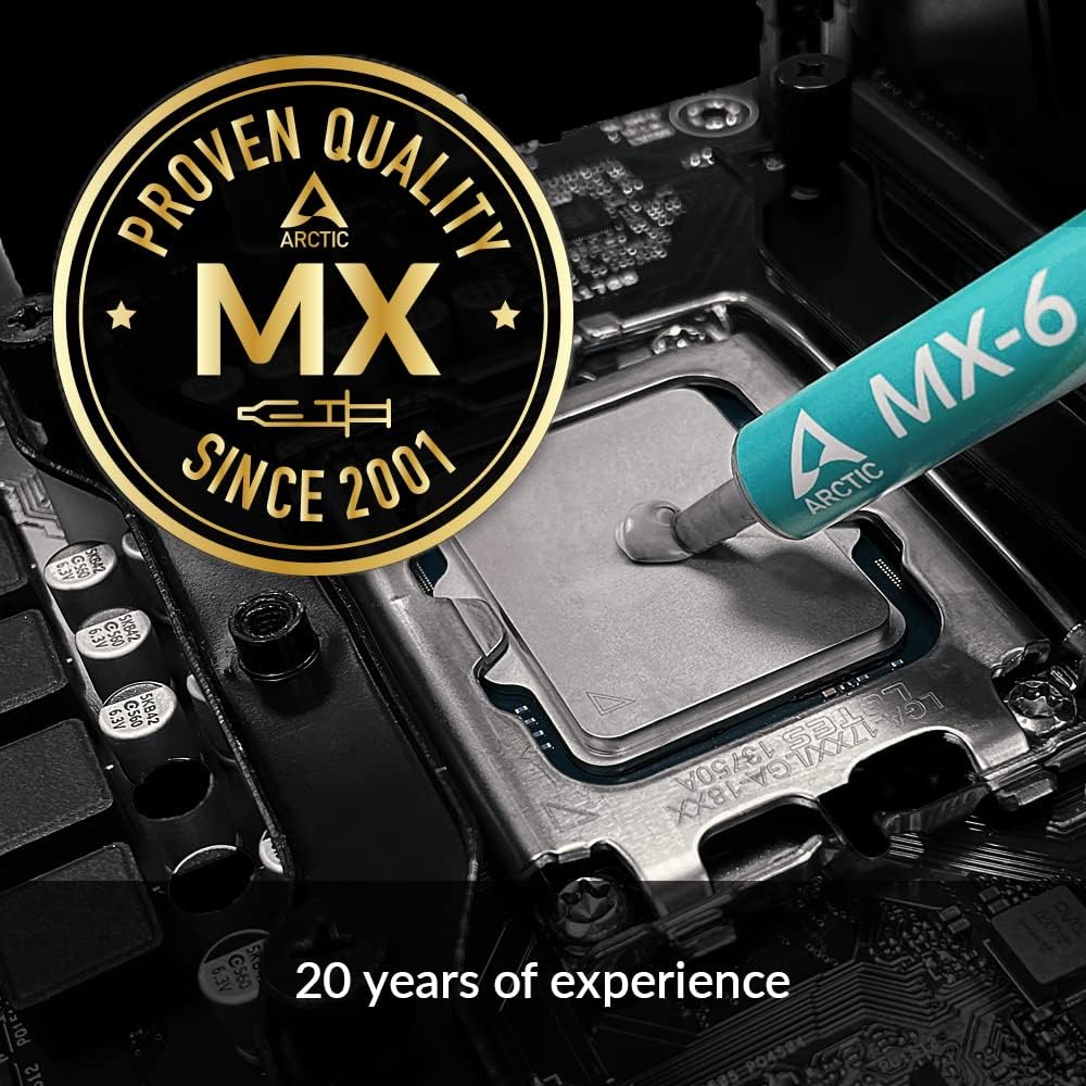 ARCTIC MX-6 (2g/4g/8g) 최고 성능의  - Thermal Paste Cpu 리뷰 및 가격