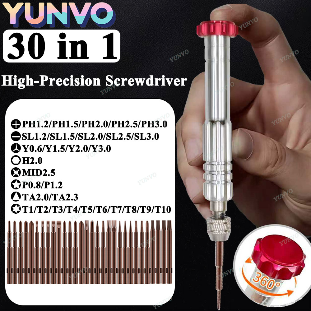 30 in 1 자기식 정밀 드라이버 세트, S2 스틸  - Electronics Repair Services 리뷰 및 가격