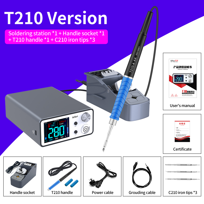 T3B 스마트 DIY 전자 제품 수리용 납땜 스테이션, - Electronic Repair 리뷰 및 가격