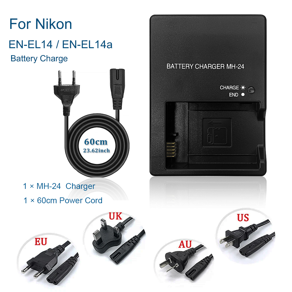 니콘 EN-EL14/EN-EL14a용 MH-24 배터리 - Nikon Camera D3500 리뷰 및 가격