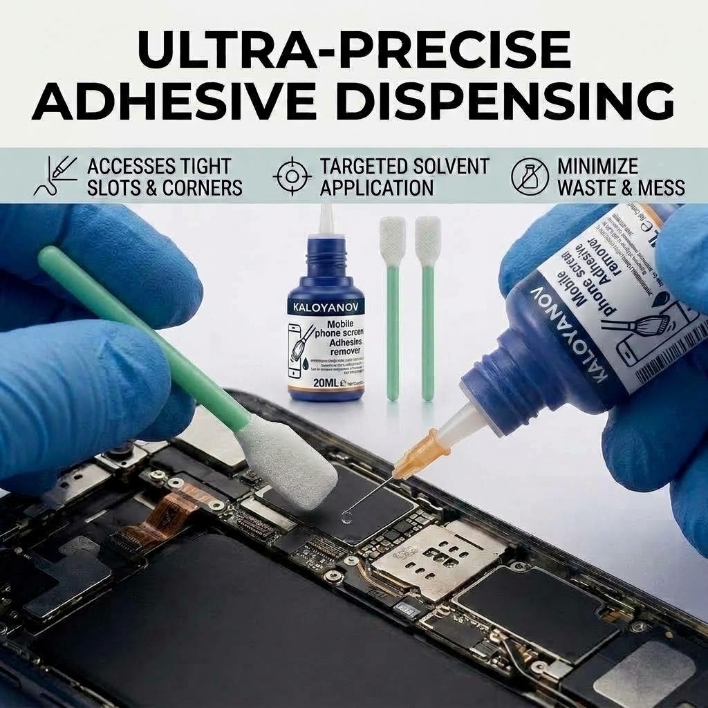 휴대폰 화면 접착제 제거기 정밀 바늘 평면 면봉 LCD - Electronics Repair Services 리뷰 및 가격